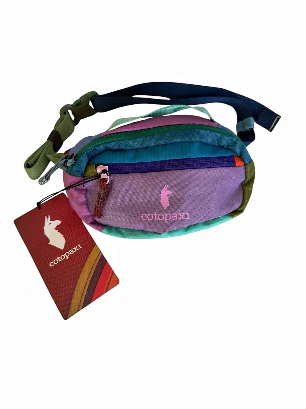 Cotopaxi Kapai 1.5L Hip Pack - Del Día Purple & Green